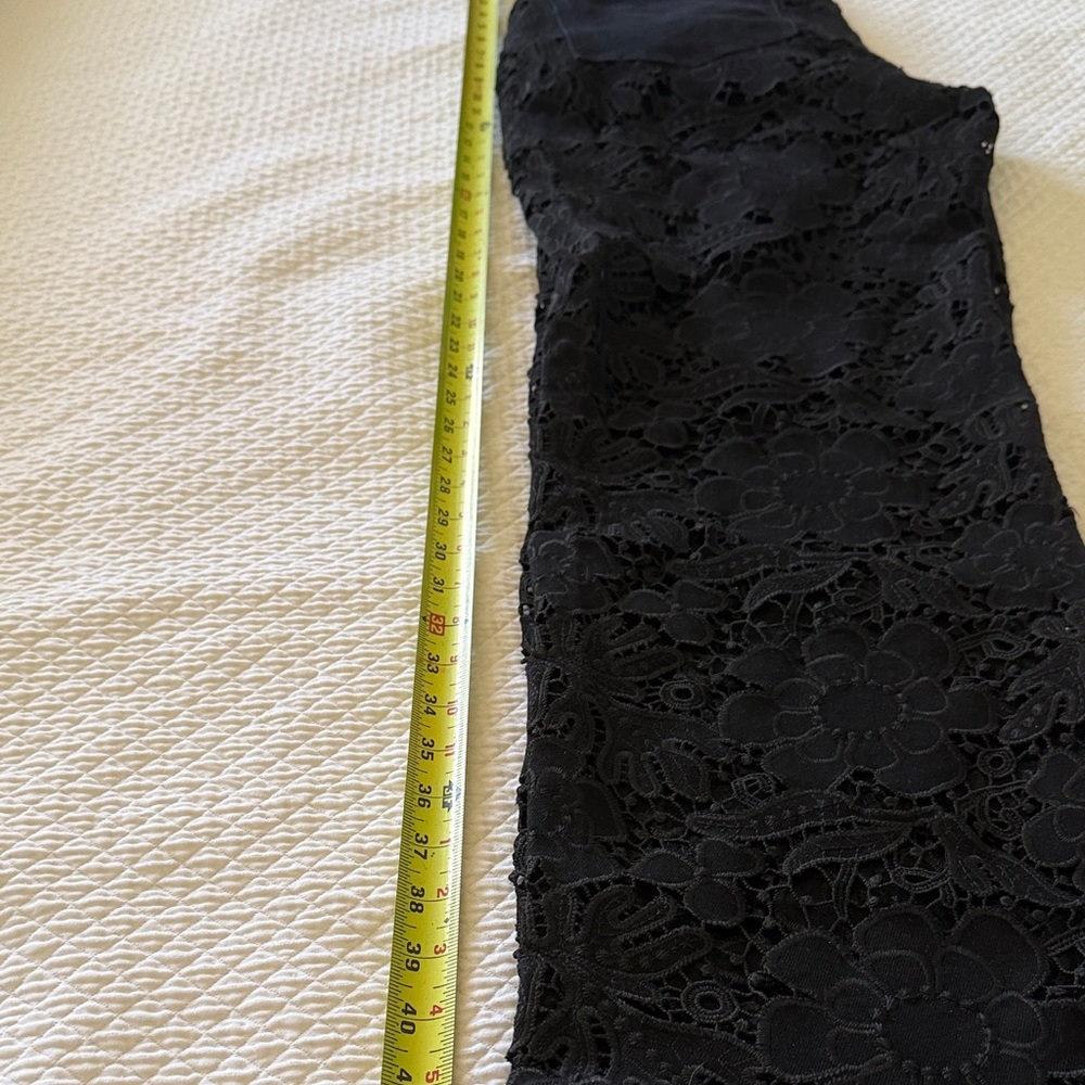 The Noli Shop Black Lace Floral Pants size 30 - Picture 14 of 16